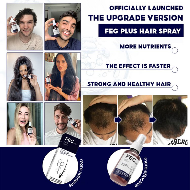 FEG PLUS Hair Spray – 100% Original, Money Back Guarantee