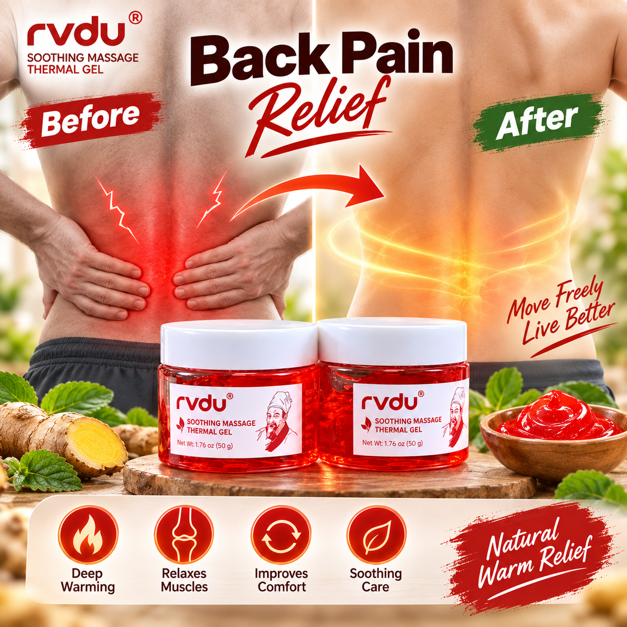 RVDU Soothing Massage Gel