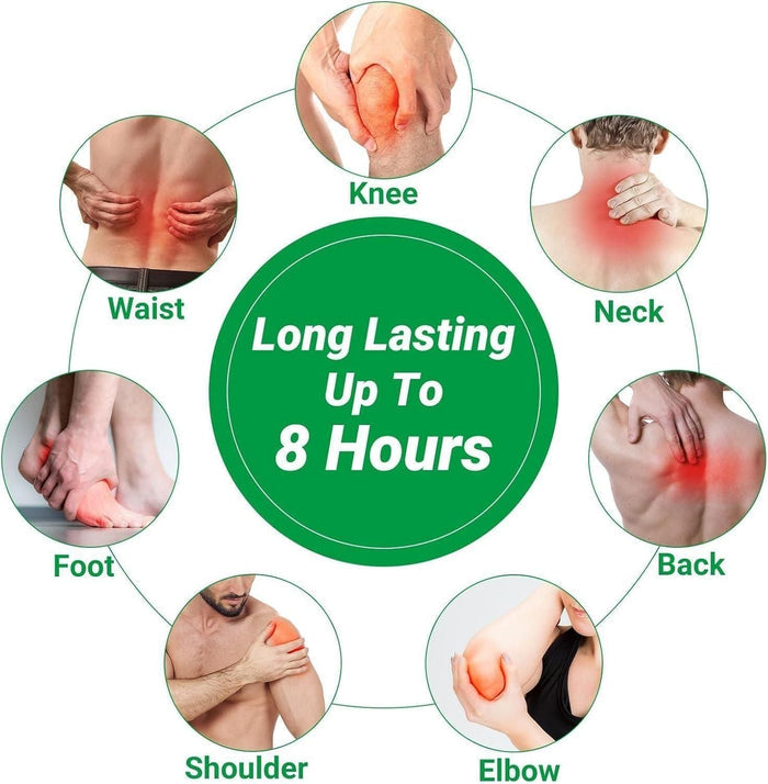Herbal Knee Pain Relief Patches - 100% Results, Money Back Guarantee