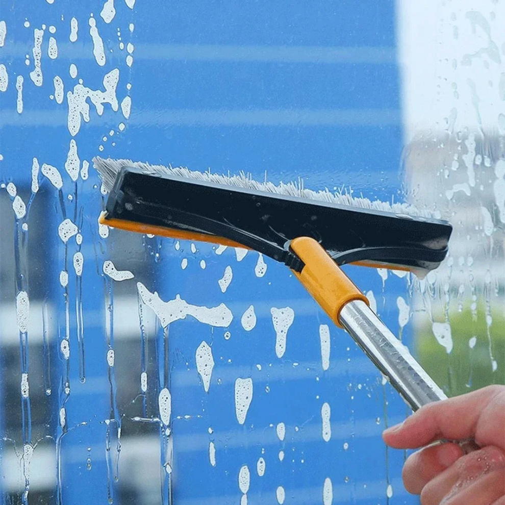 2-in-1 Floor Scrub & Wipe Brush
