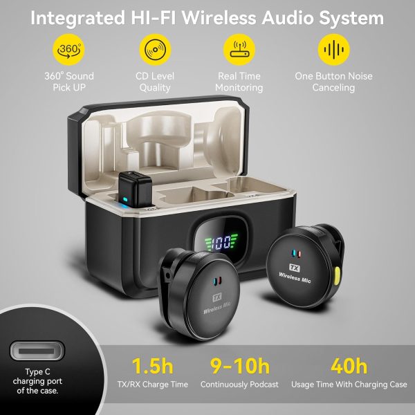 M9 Pro Wireless Microphone