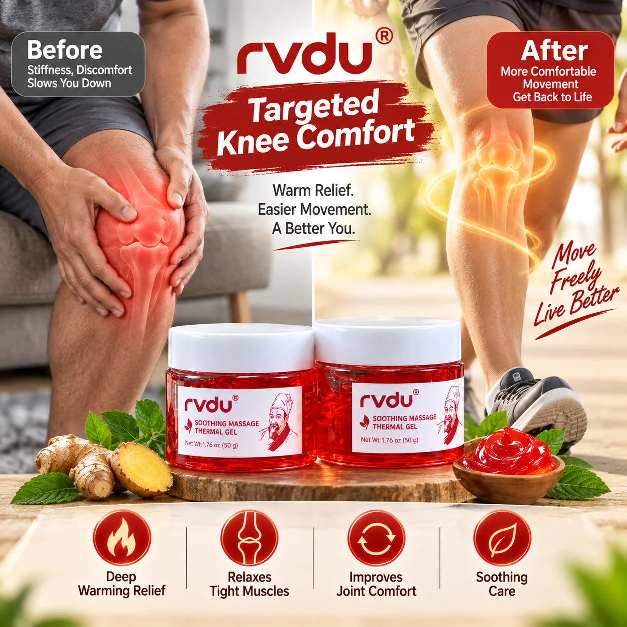RVDU Soothing Massage Gel