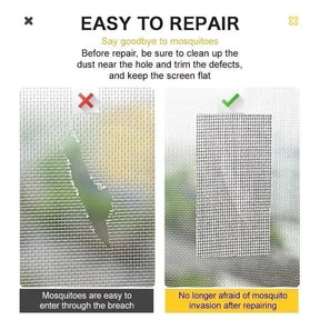 Window Net Screen Repair Roll- Fix broken Mesh Windows