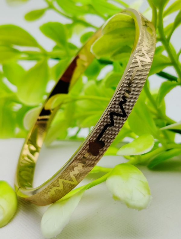 Adjustable Premium Heartbeat-engraved Adjustable Cartier-inspired Gold Bracelets