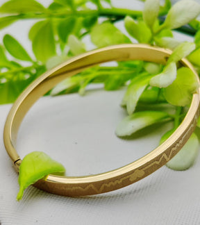 Adjustable Premium Heartbeat-engraved Adjustable Cartier-inspired Gold Bracelets