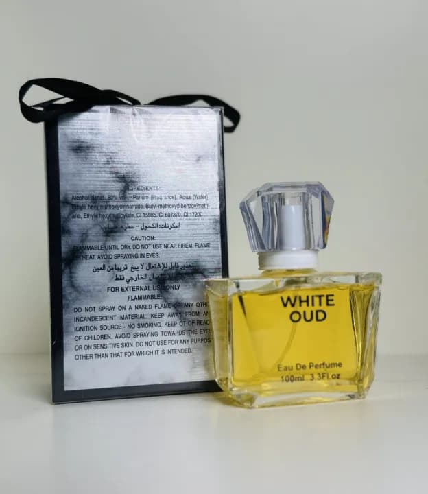White Oud Perfume - Eau De Parfum - Unisex Fragrance - 100ml - Long-Lasting..