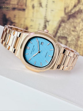 Aa1 Patek Philippe Copper Analog Date Working Watch
